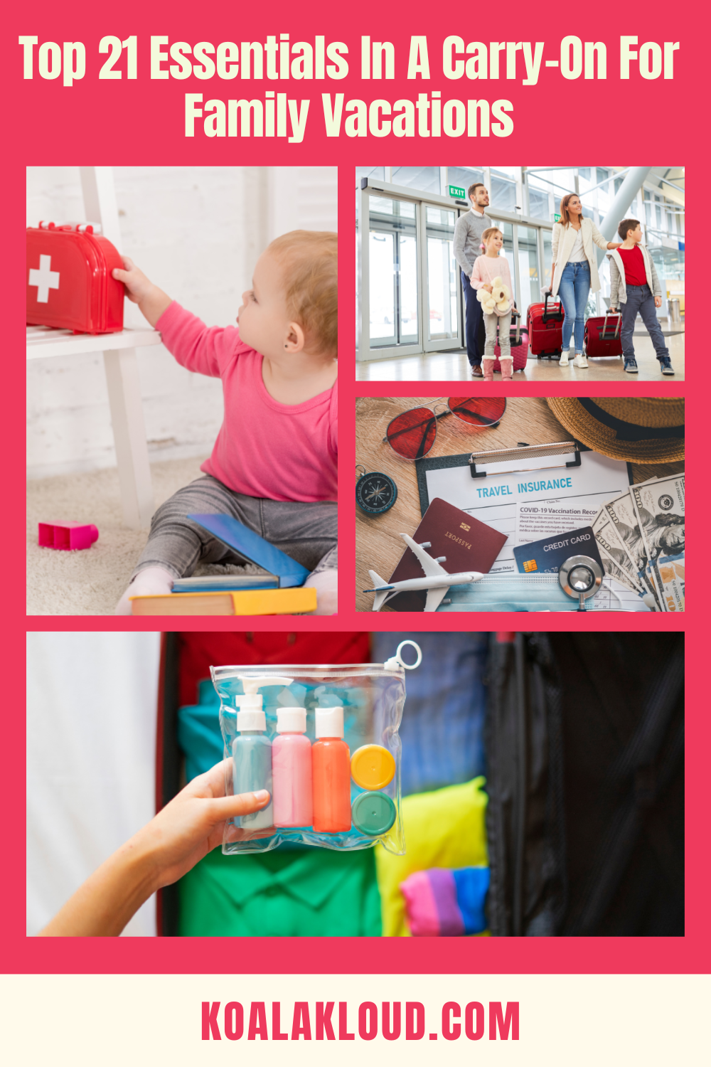 What To Pack In A Carry-On For Family Vacations: Top 21 Essentials